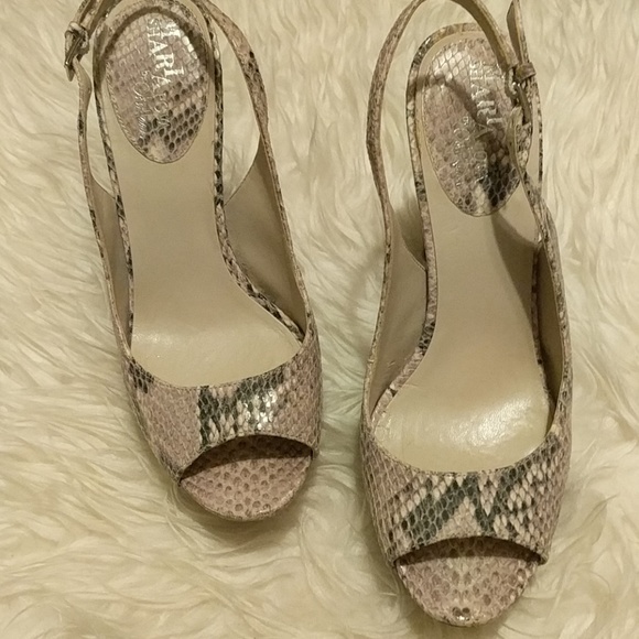 cole haan snakeskin pumps
